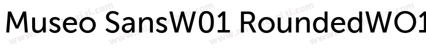Museo SansW01 RoundedWO1字体转换